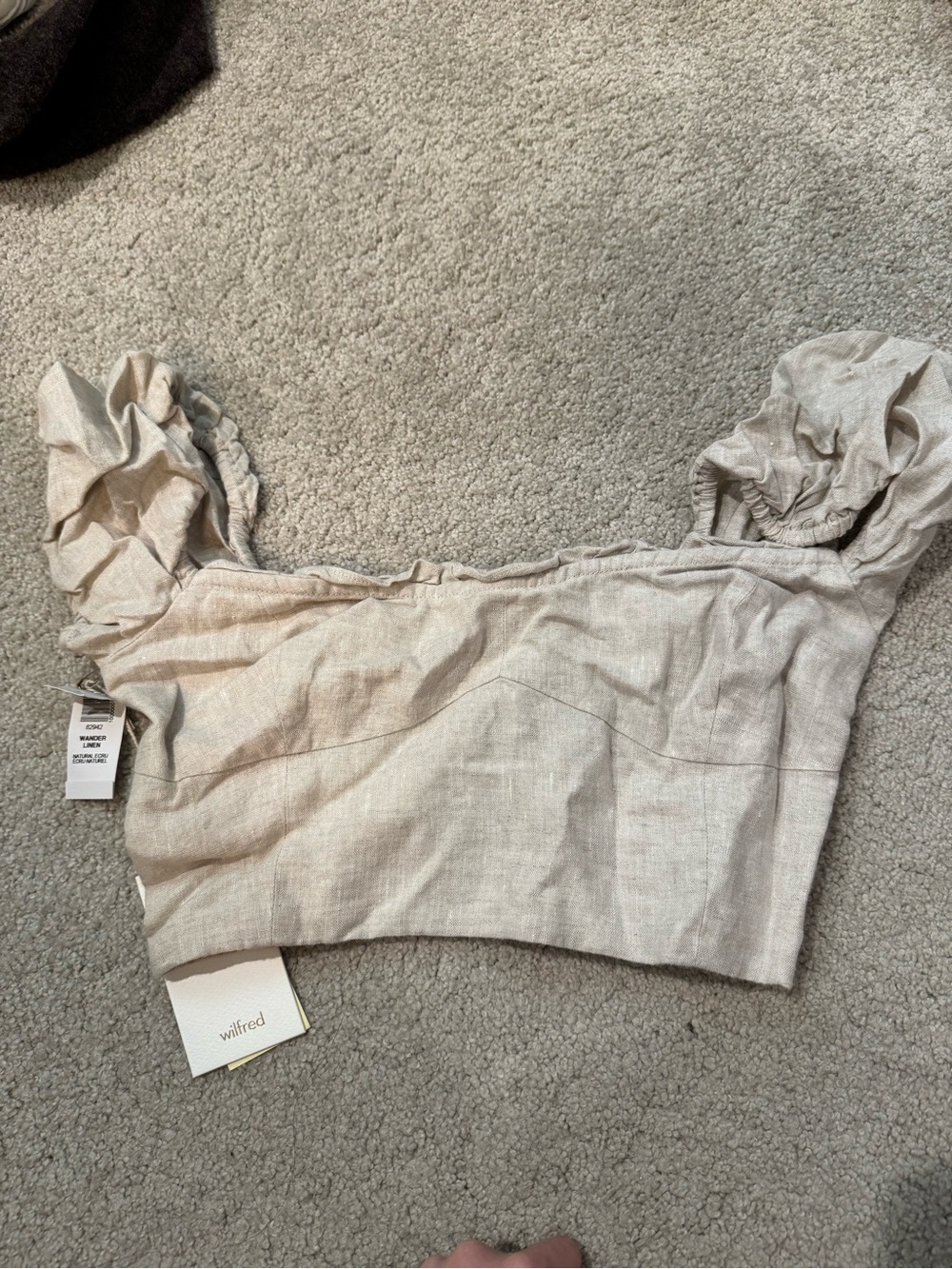 NWT Aritzia linen top, xs